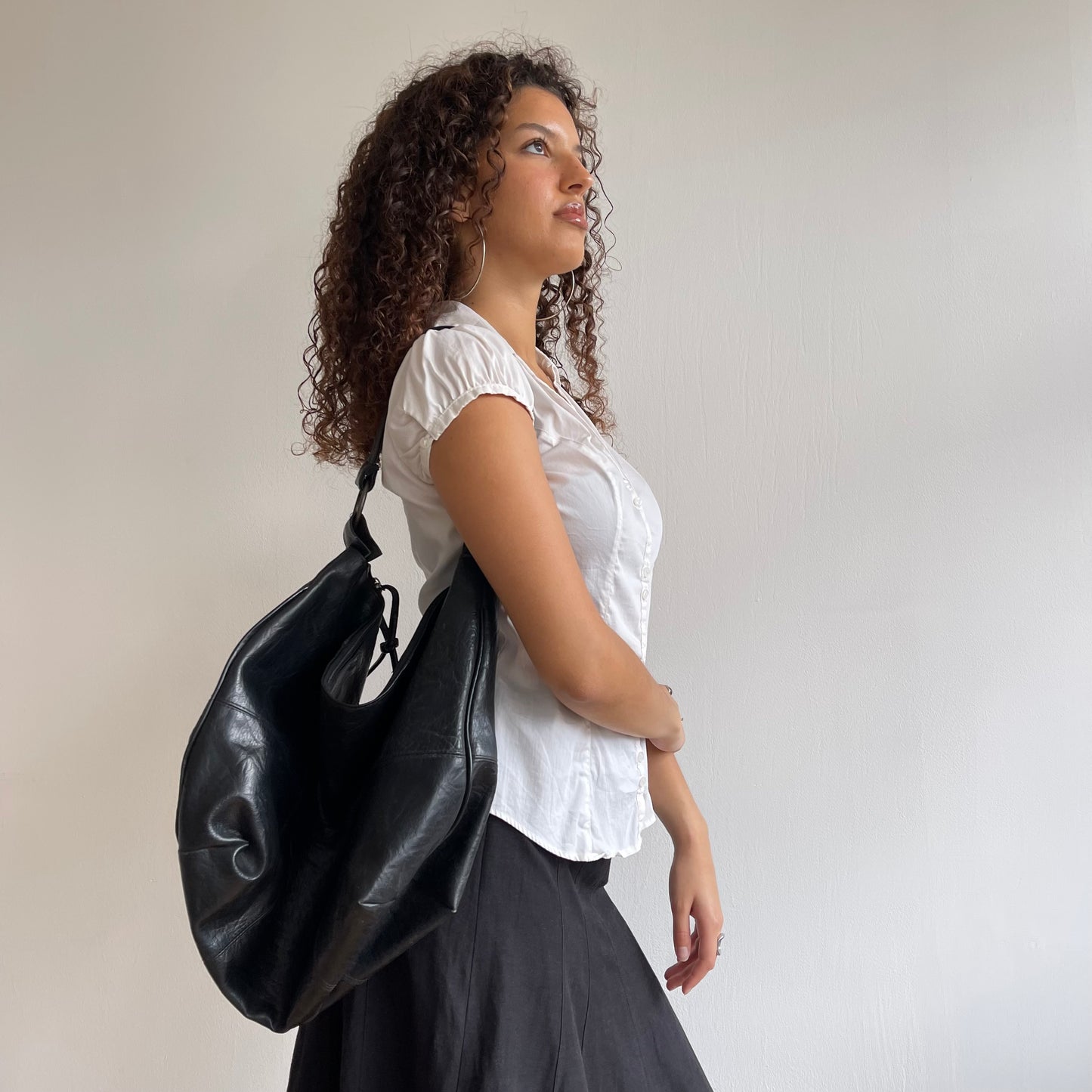 White short sleeve shirt - Size S