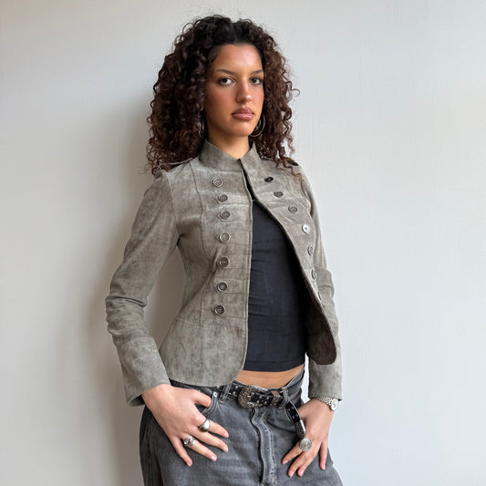 Velvet military jacket - Size S