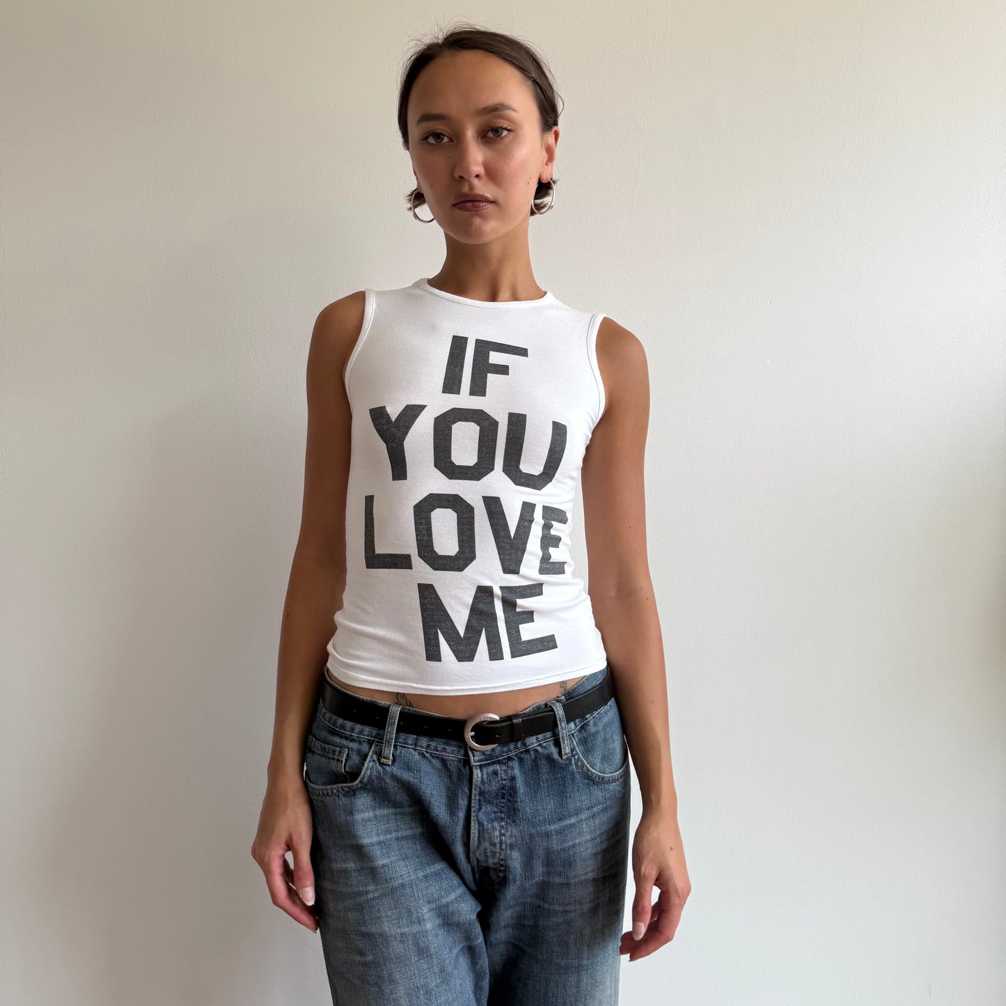 Morgan graphic tank top -Size S