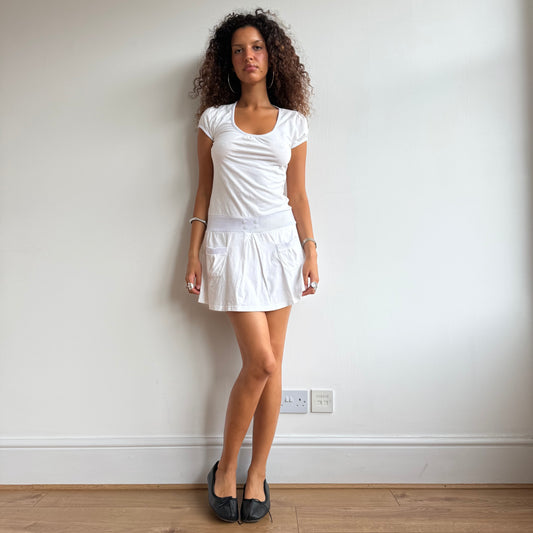 White peacoat dress - Size M