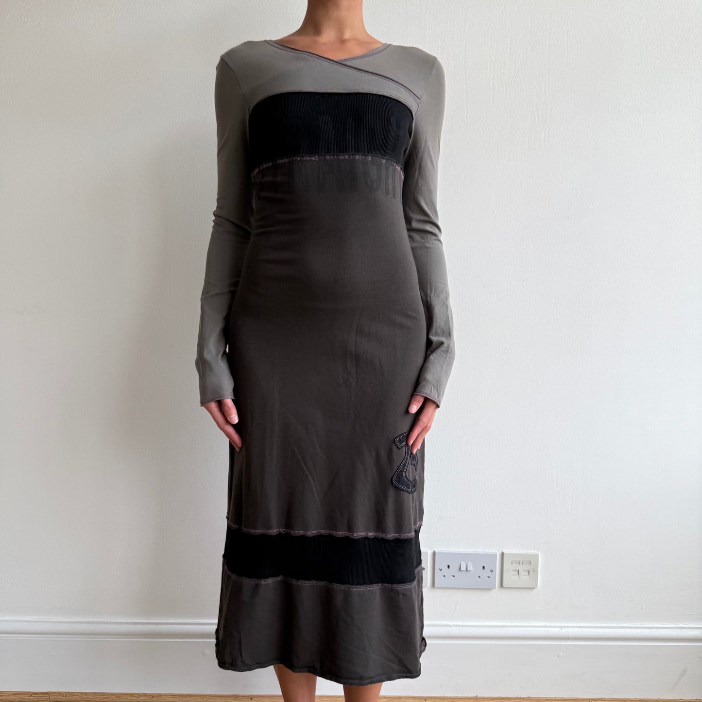 Cop Copine long sleeve maxi dress - Size S + M/L