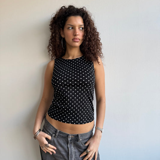 Polka dot top - Size S