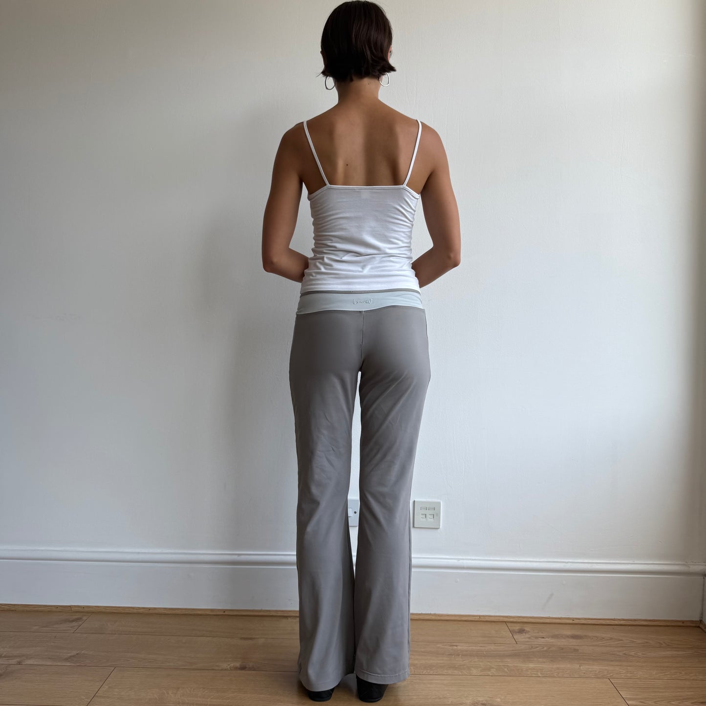 Taupe USA pro zip front yoga pants - Size M