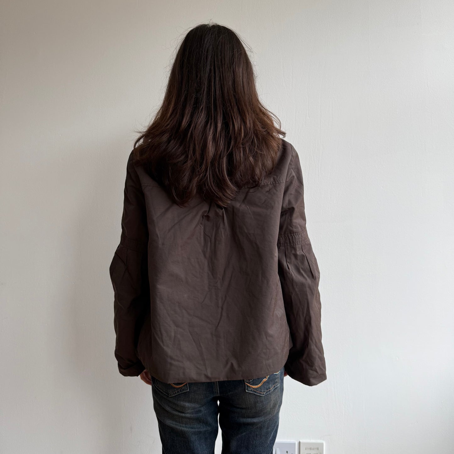 Brown archival puffer - Size S