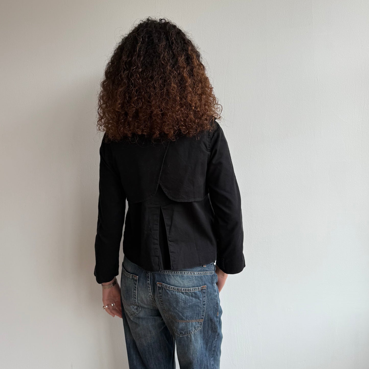 Black peacoat - Size S/M