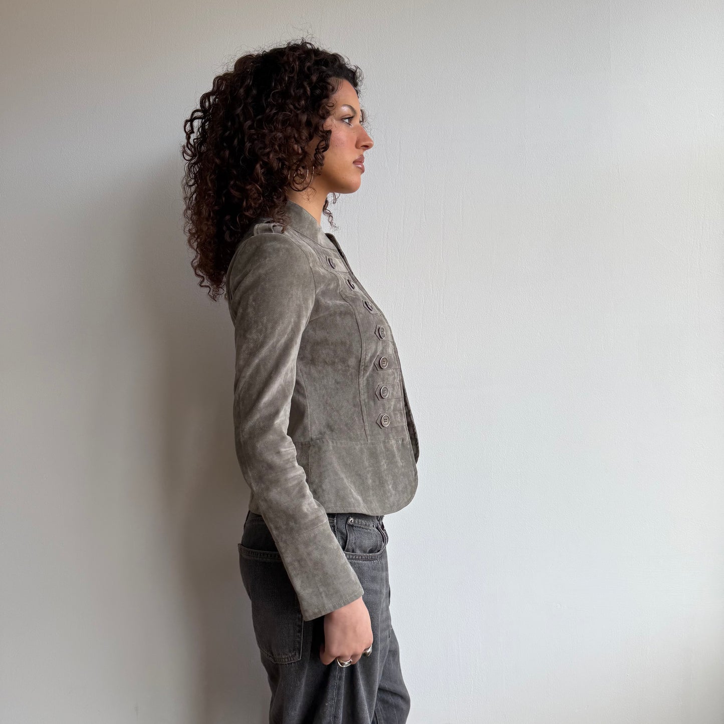 Velvet military jacket - Size S