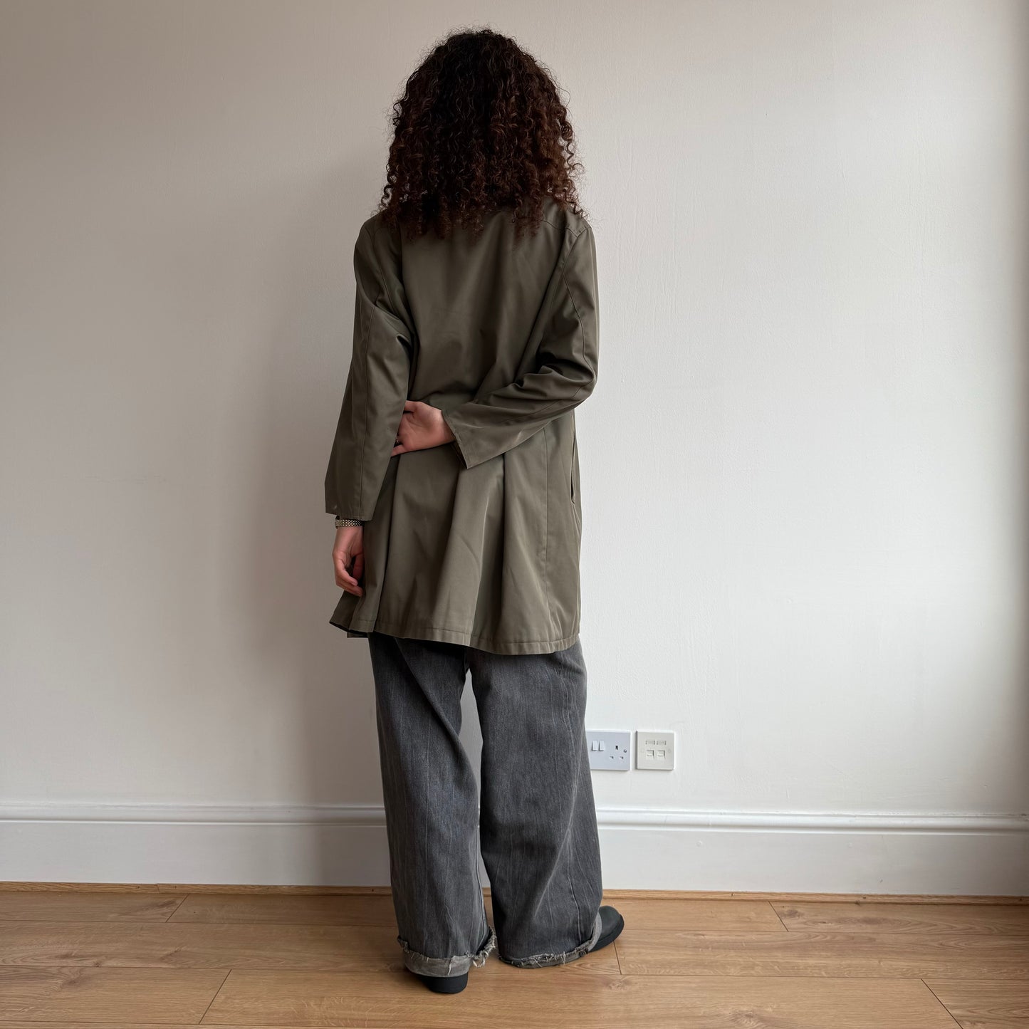 Khaki trench - Size M