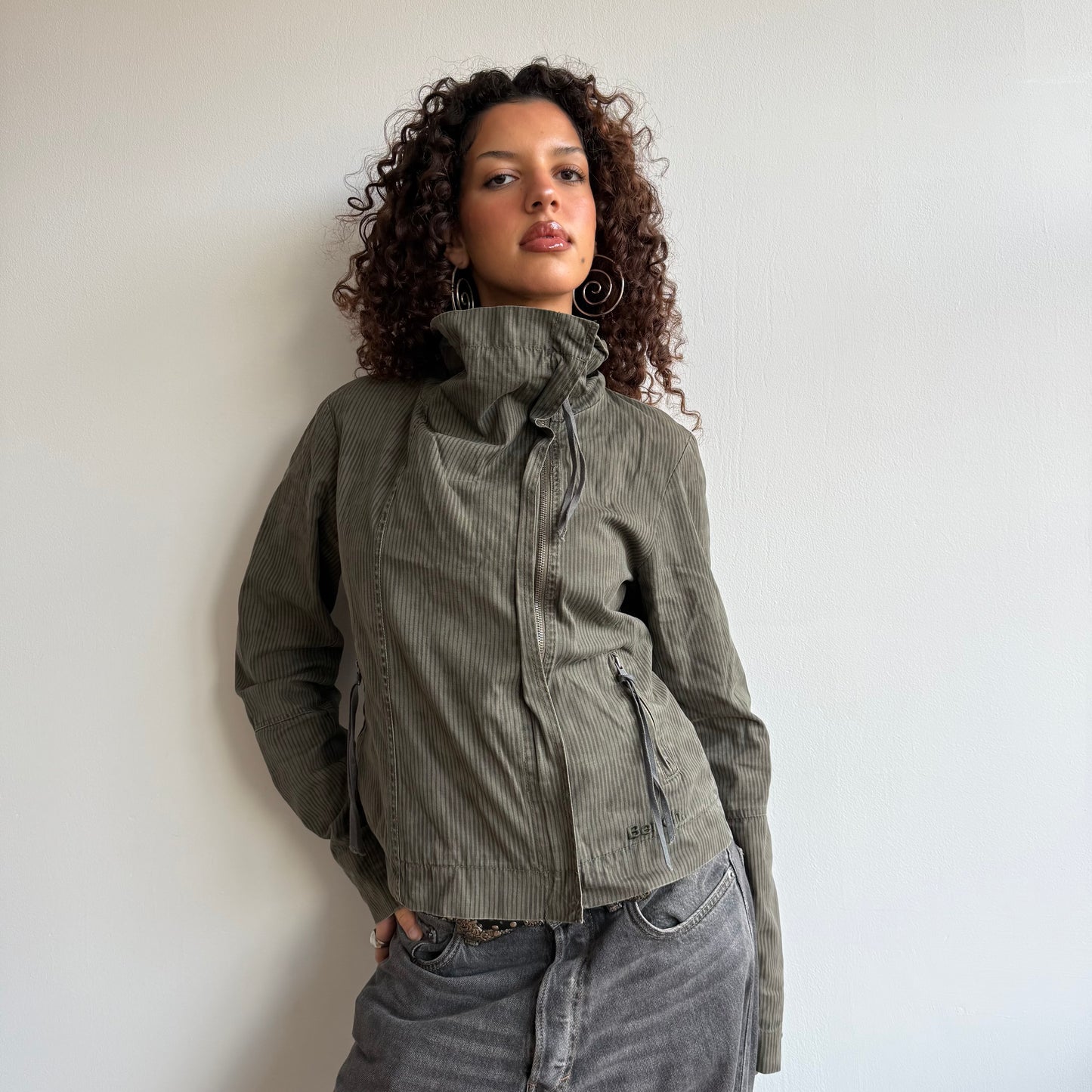 Khaki Bench jacket - Size M