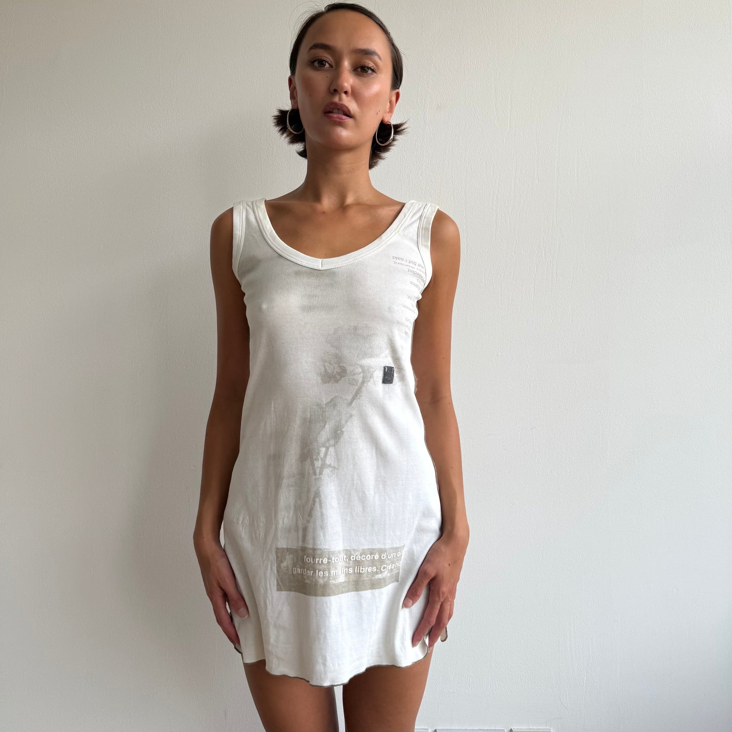 Cop Copine graphic mini dress - Size M