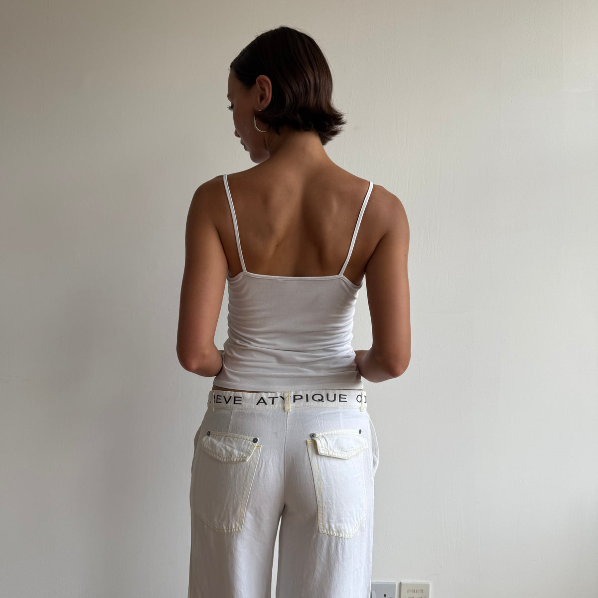 Cop Copine white linen trousers - Size M