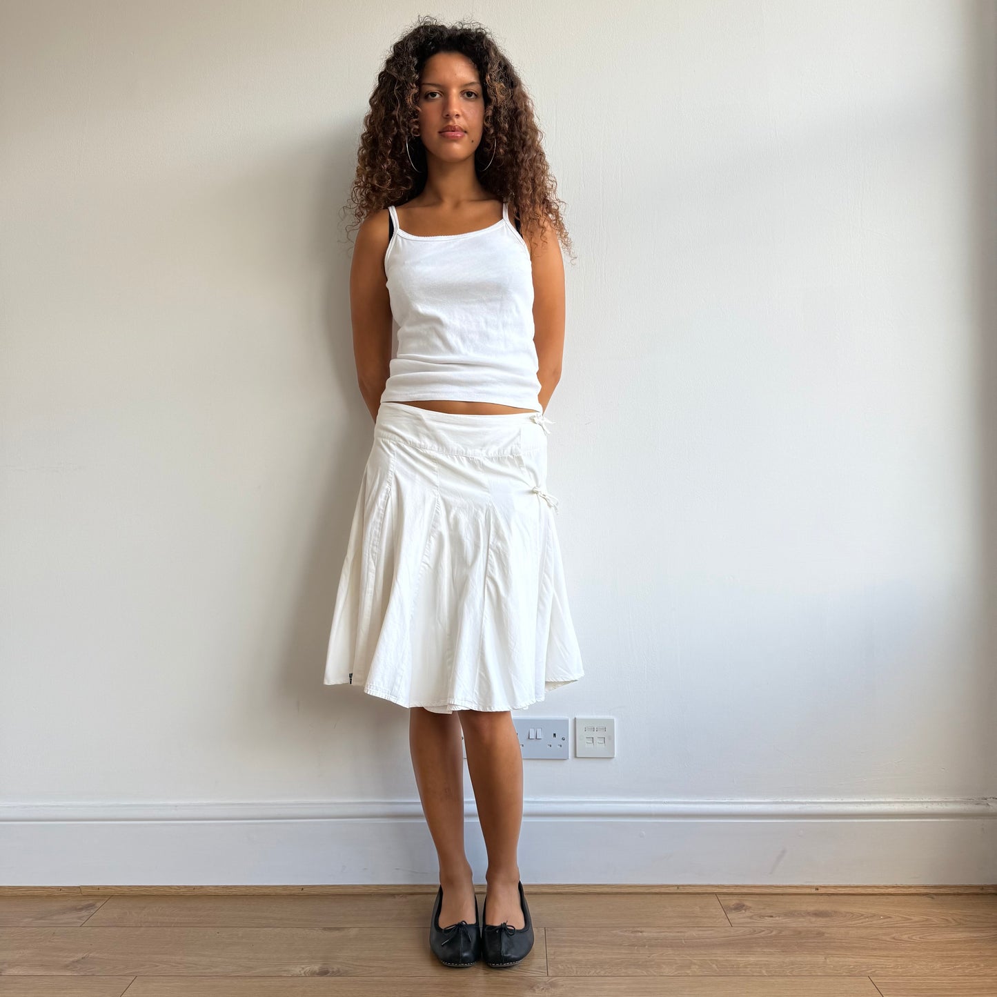 Desigual white wrap skirt - Size S