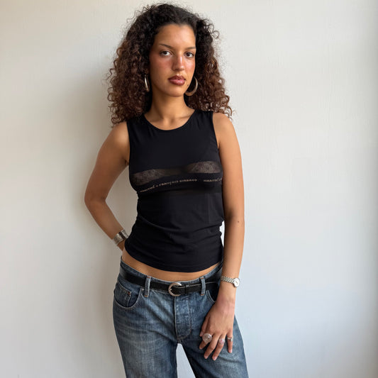 Black MFG mesh top - Size S