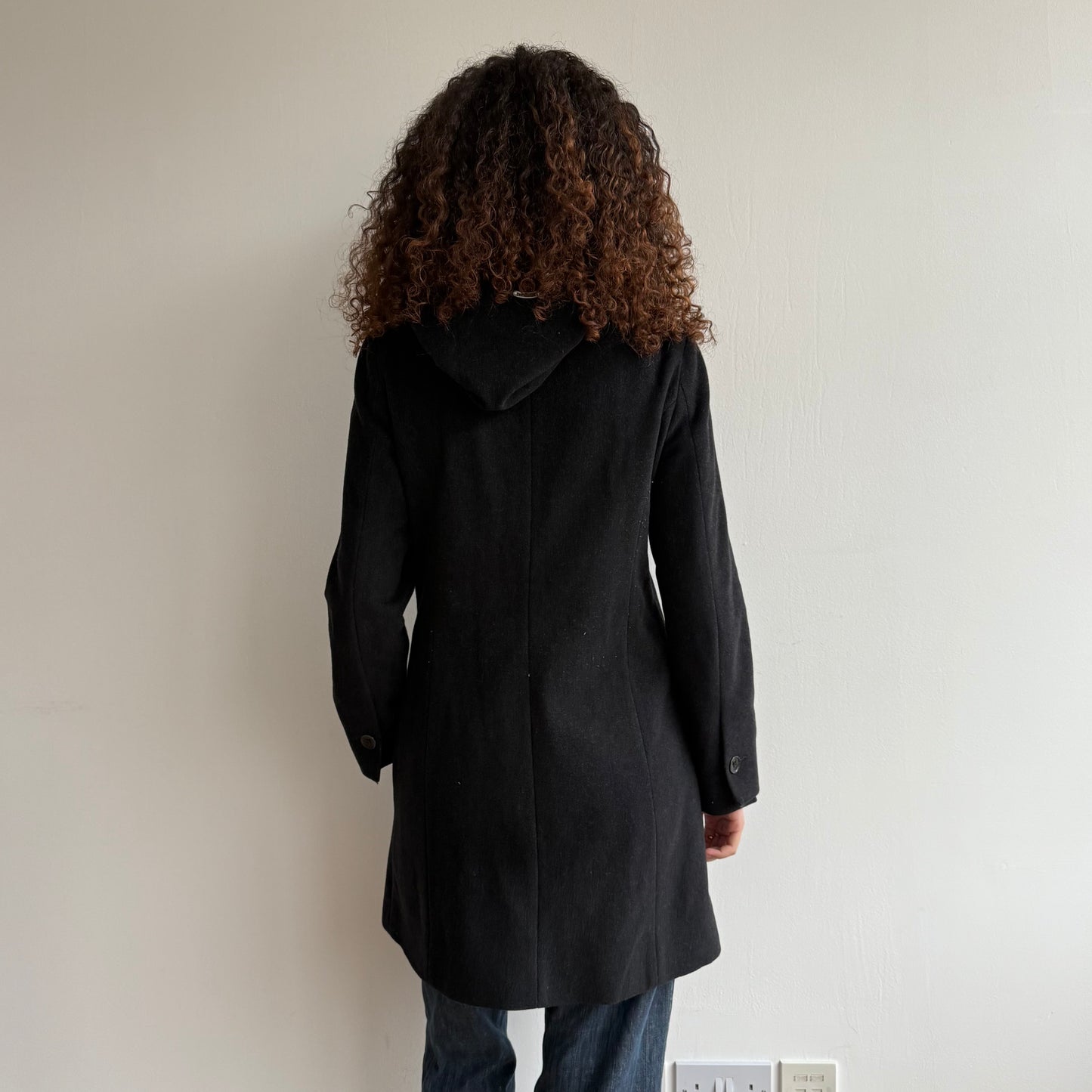 Cop Copine black wool coat - Size S/M