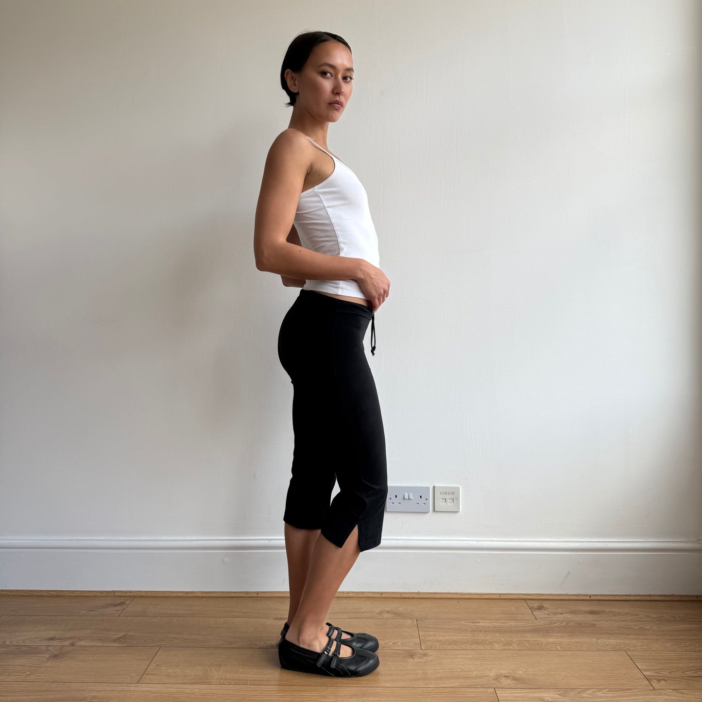 Reebok black capris - Size S