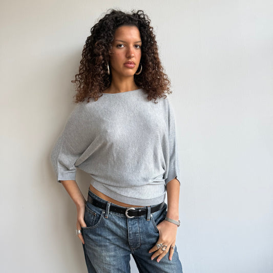 Grey slouchy knit - Size S/M