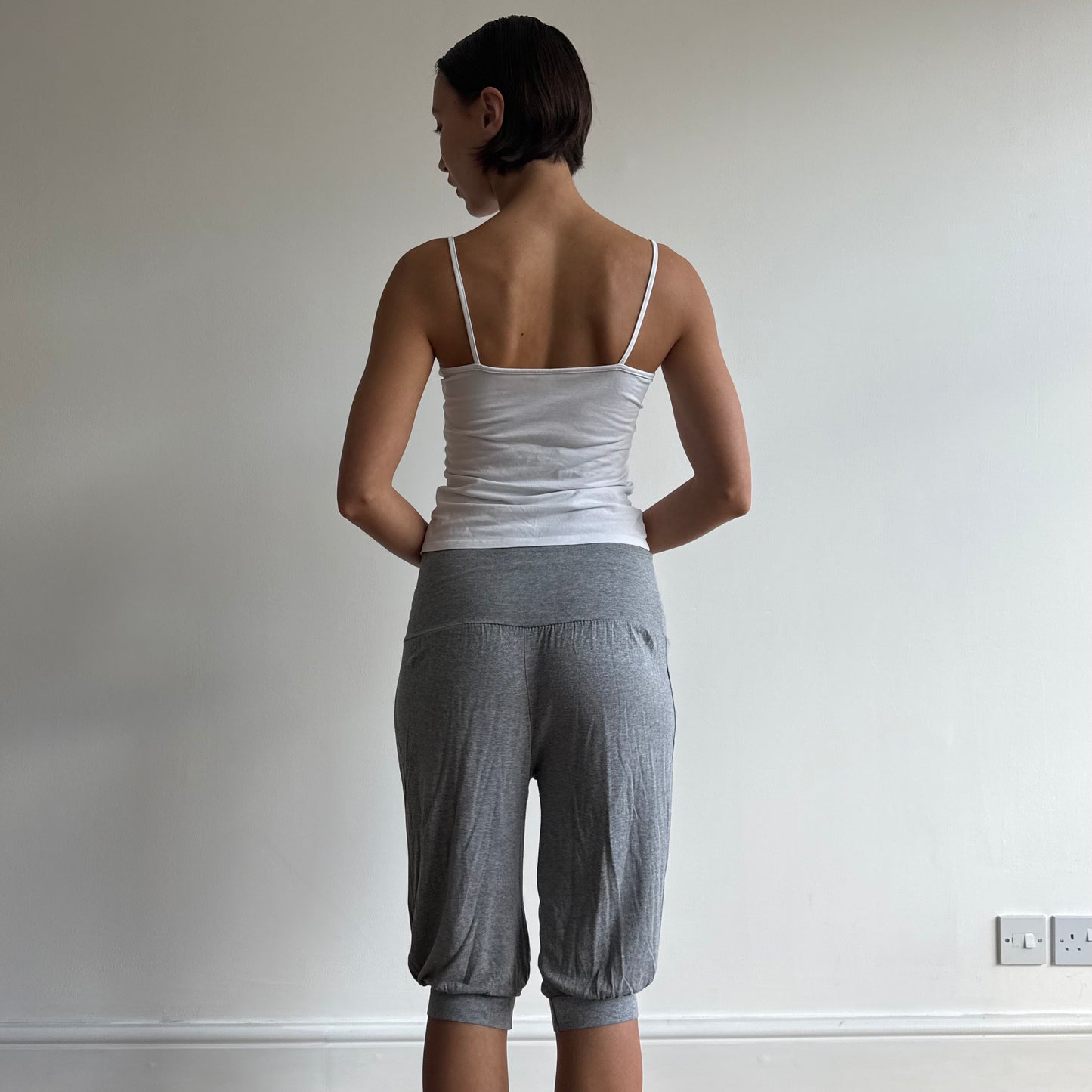 Grey bubble harem pants - Size S