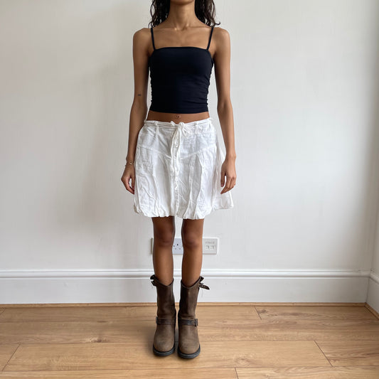 White bubble skirt - Size M