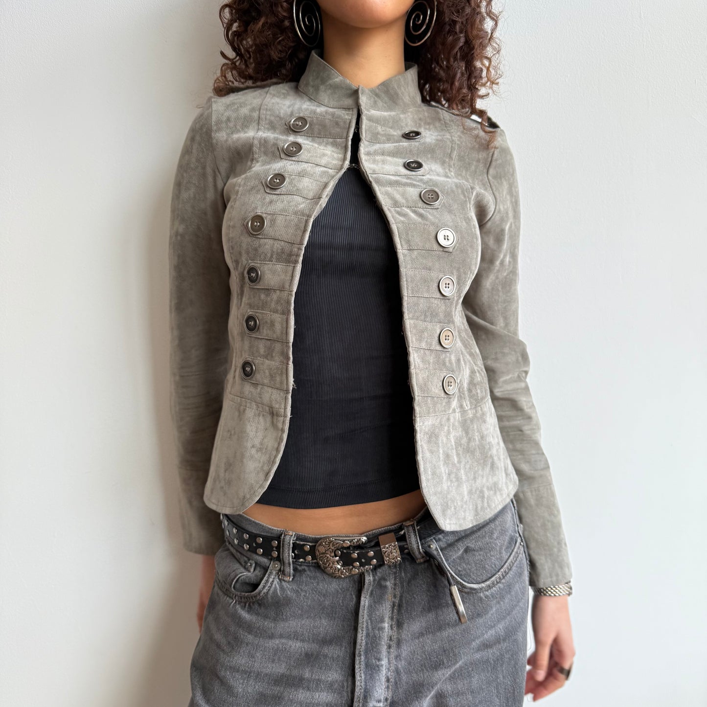 Velvet military jacket - Size S