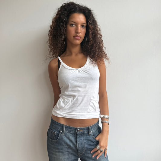 White tie shoulder cami - Size XS