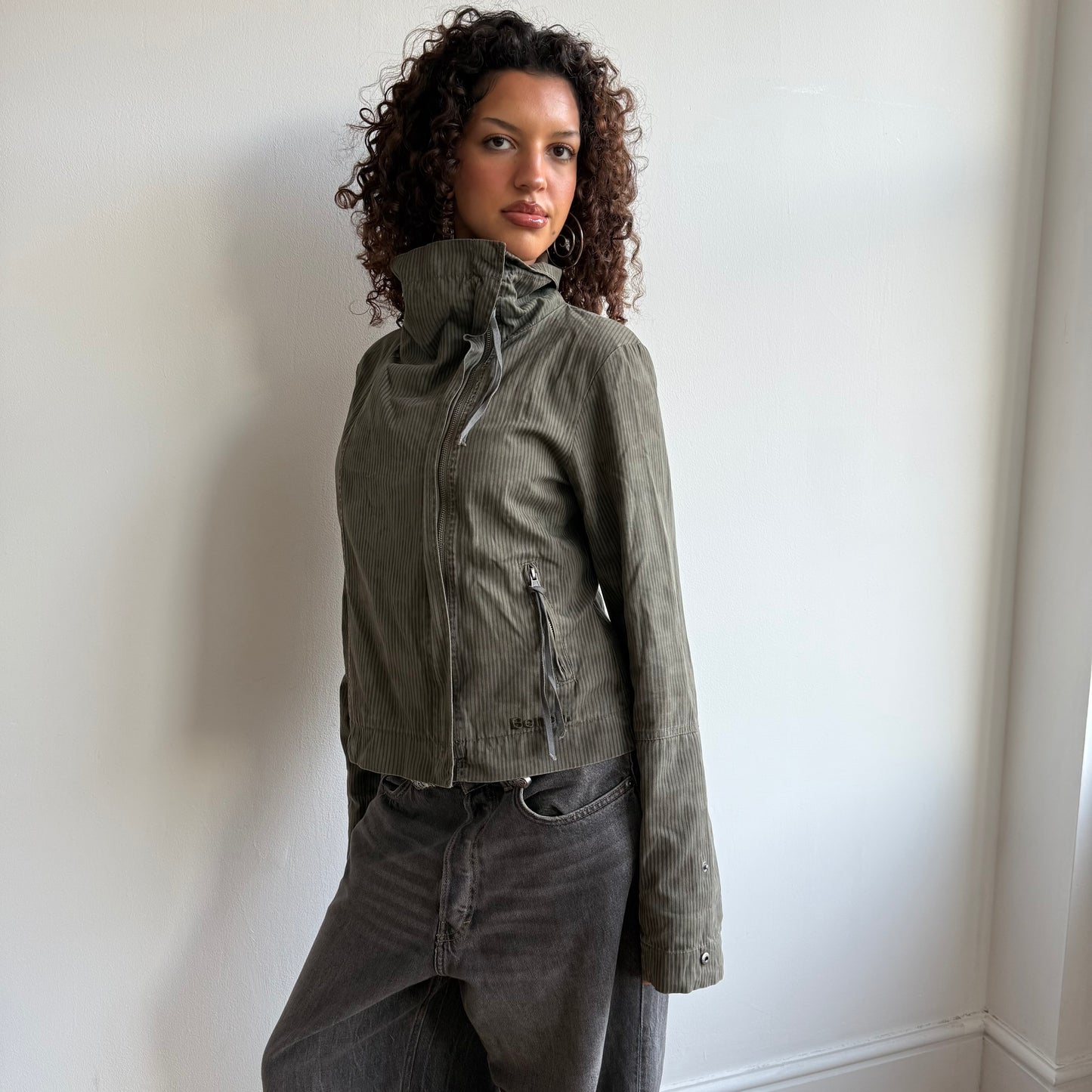 Khaki Bench jacket - Size M