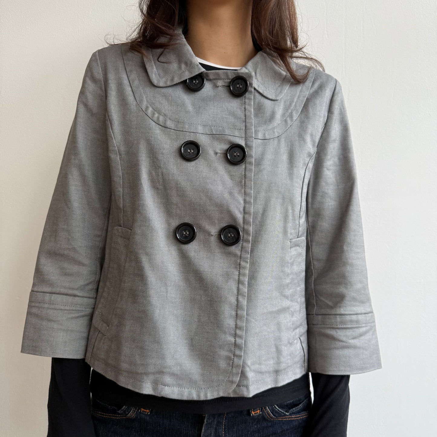 Grey swing jacket - Size S