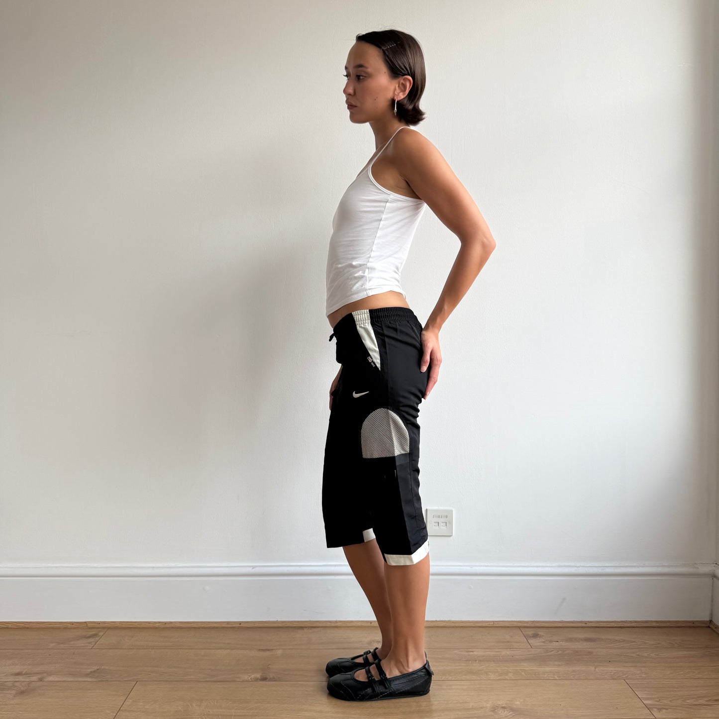 Black d-ring Nike capris - Size XXS/XS