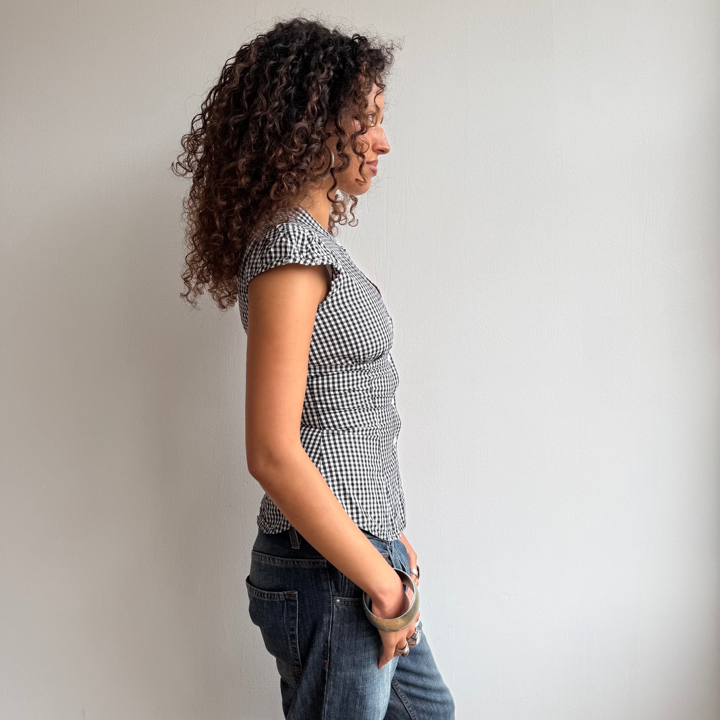 Miss Sixty gingham top - Size XS