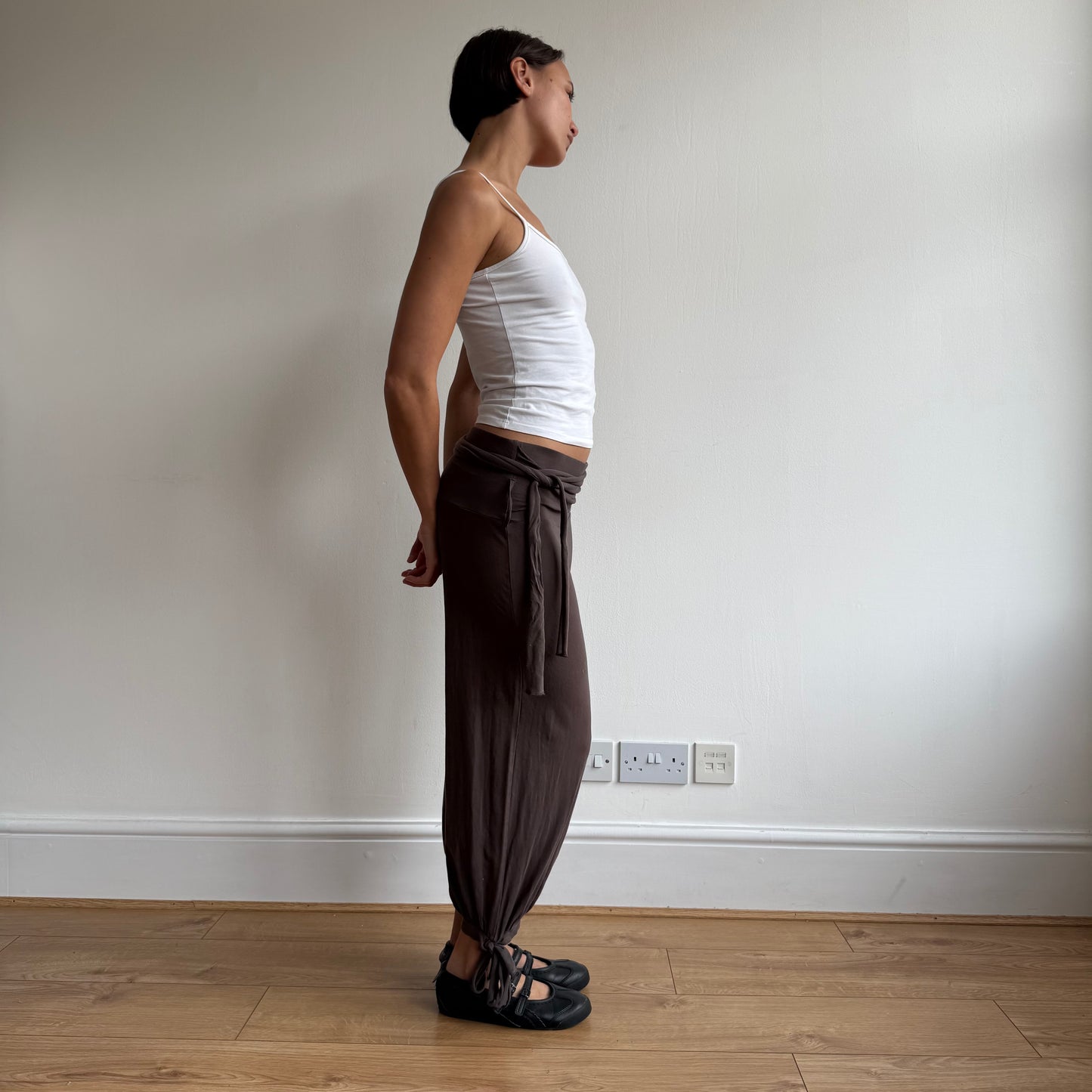 Brown Cop Copine harem pants - Size M