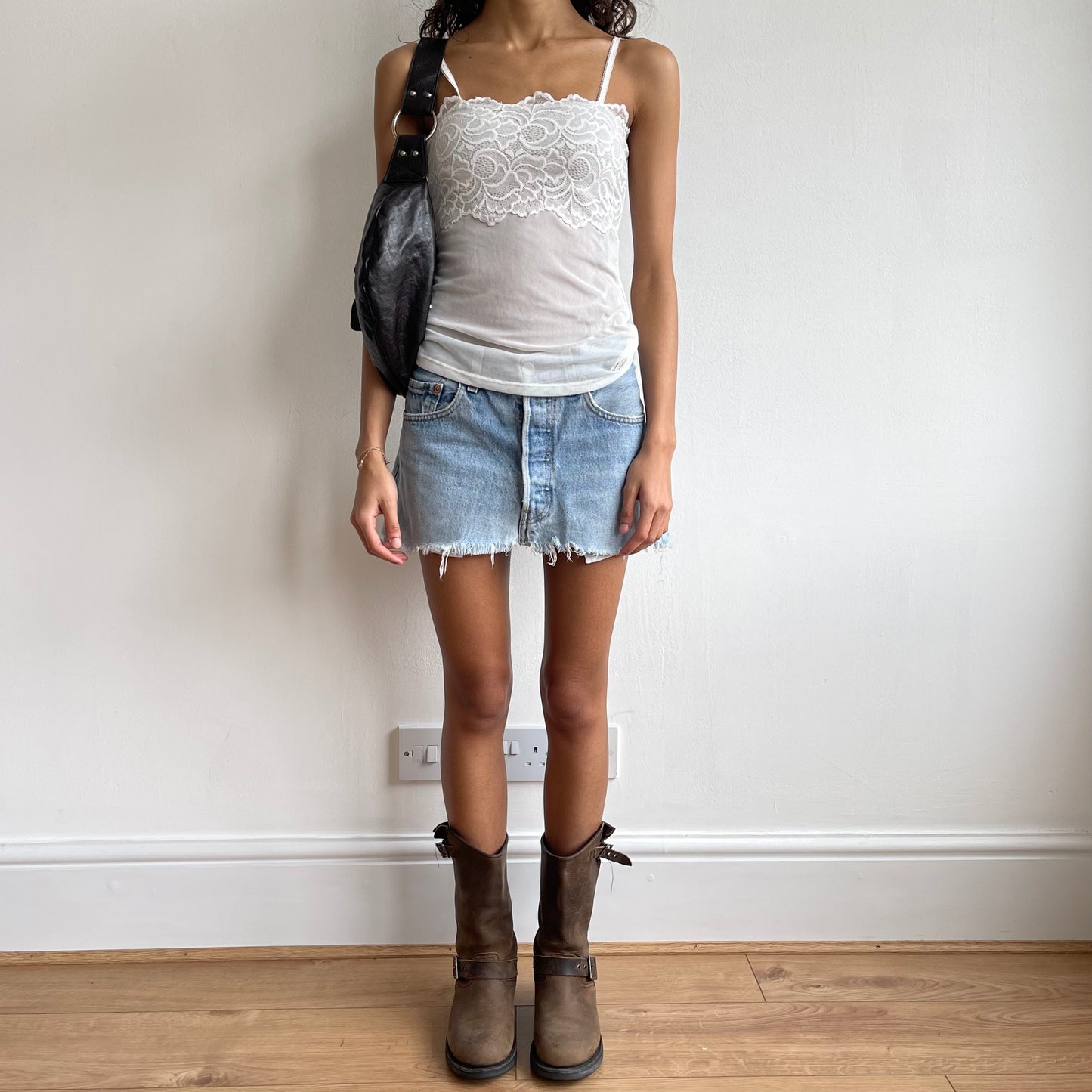 White lace morgan cami - Size XS/S