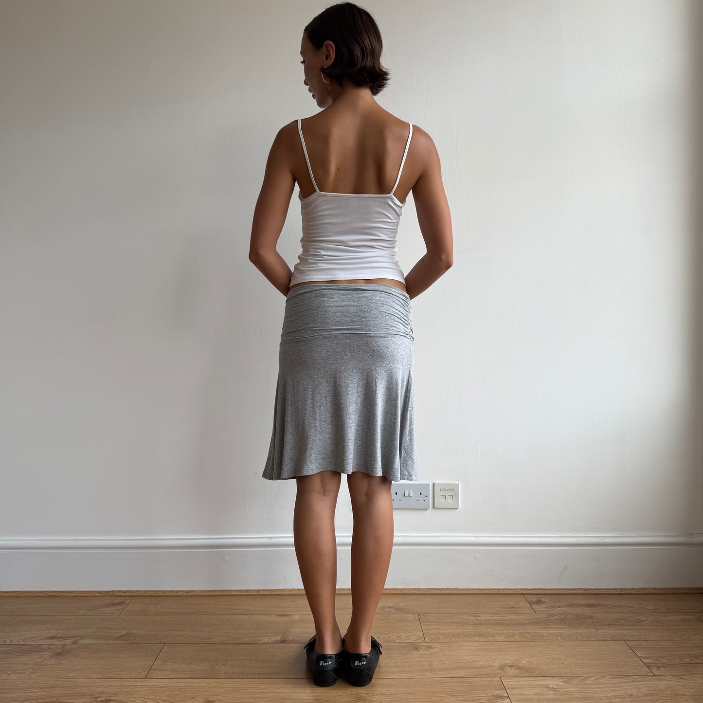 Grey midi skirt - Size S