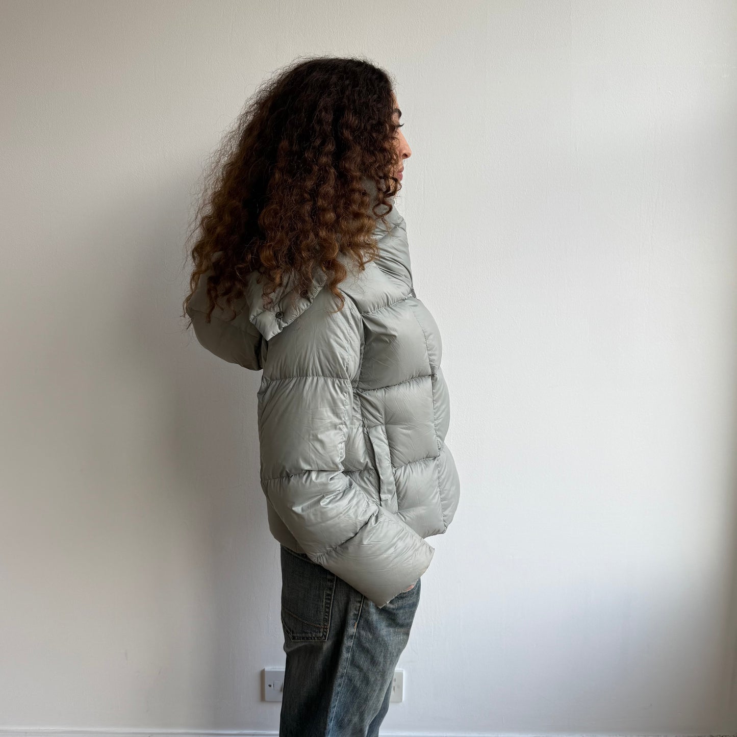 Cop Copine grey down puffer jacket - Size S