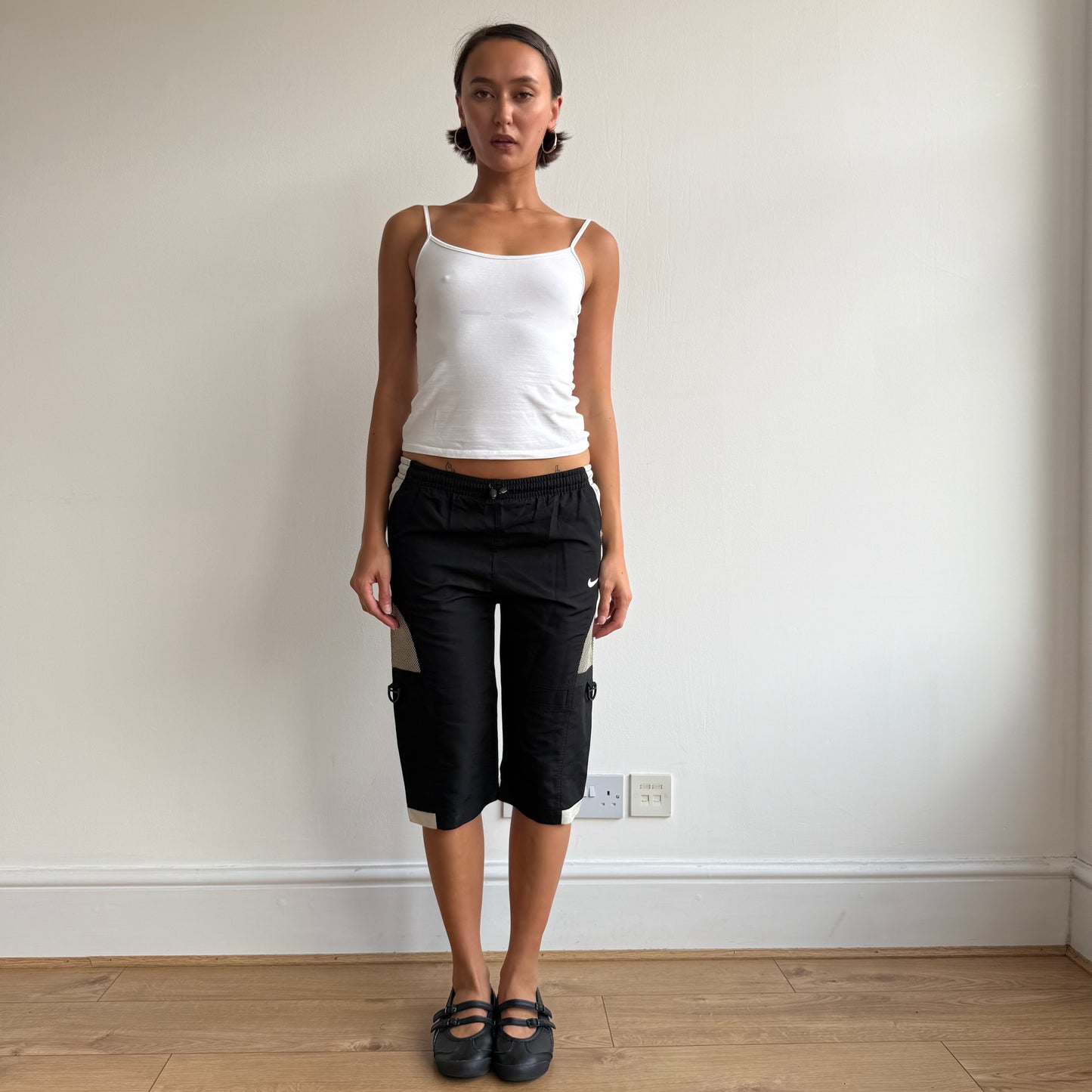 Black d-ring Nike capris - Size XXS/XS