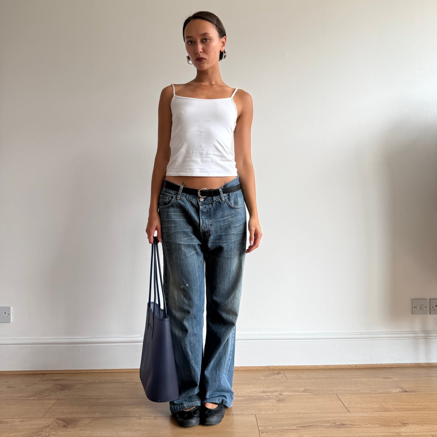 Navy large jelly bag - One Size
