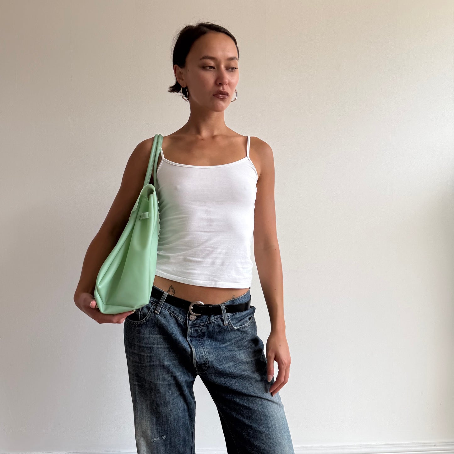 Mint jelly ‘firkin’ bag - One Size