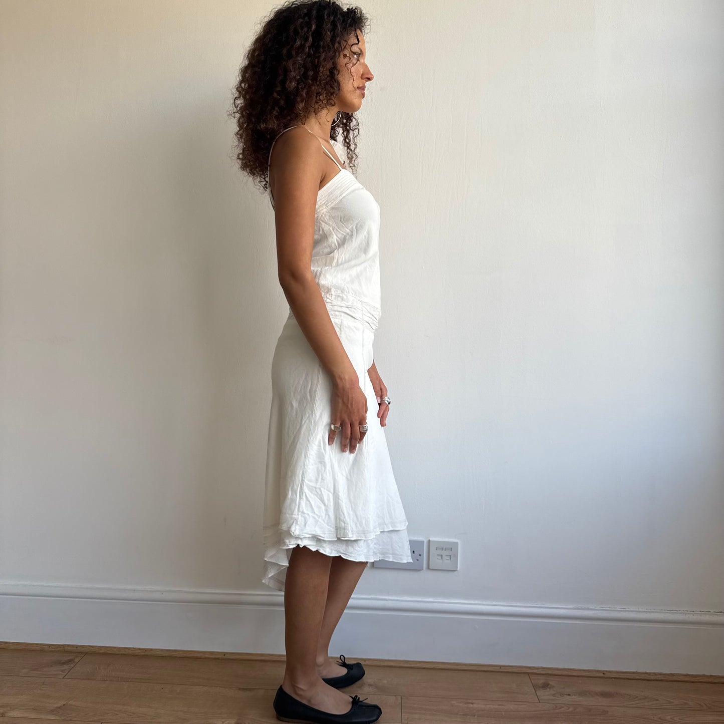 Cop Copine white maxi dress - Size S
