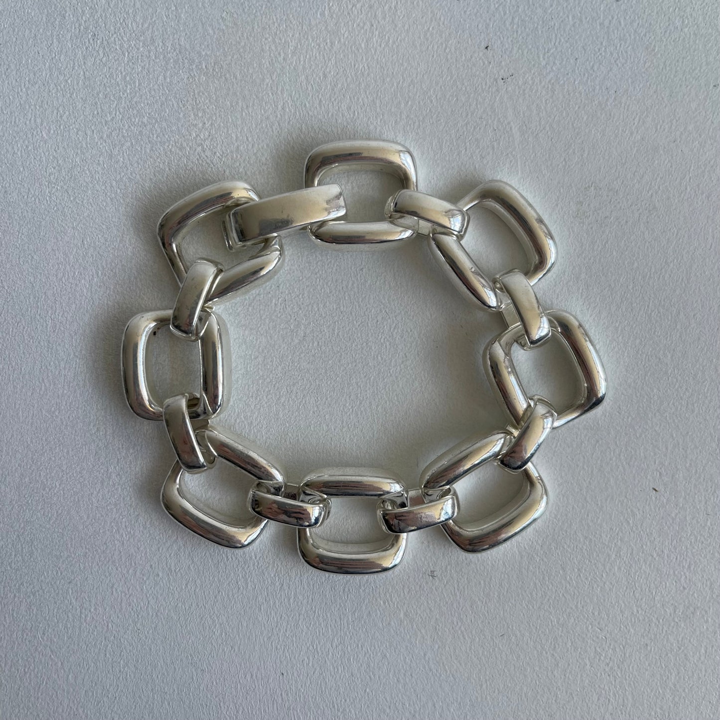 Silver link bracelet - O/S