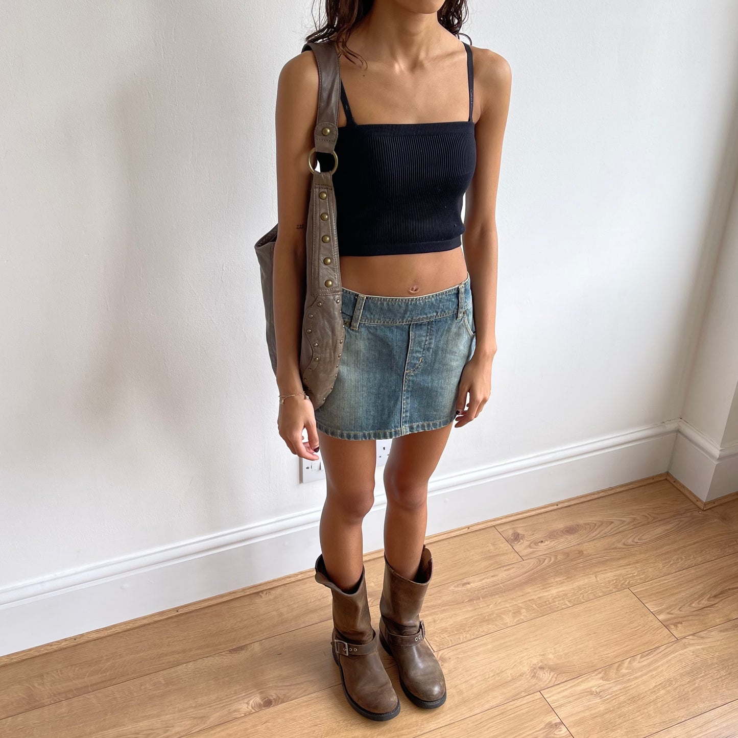 Denim mini skirt - Size S