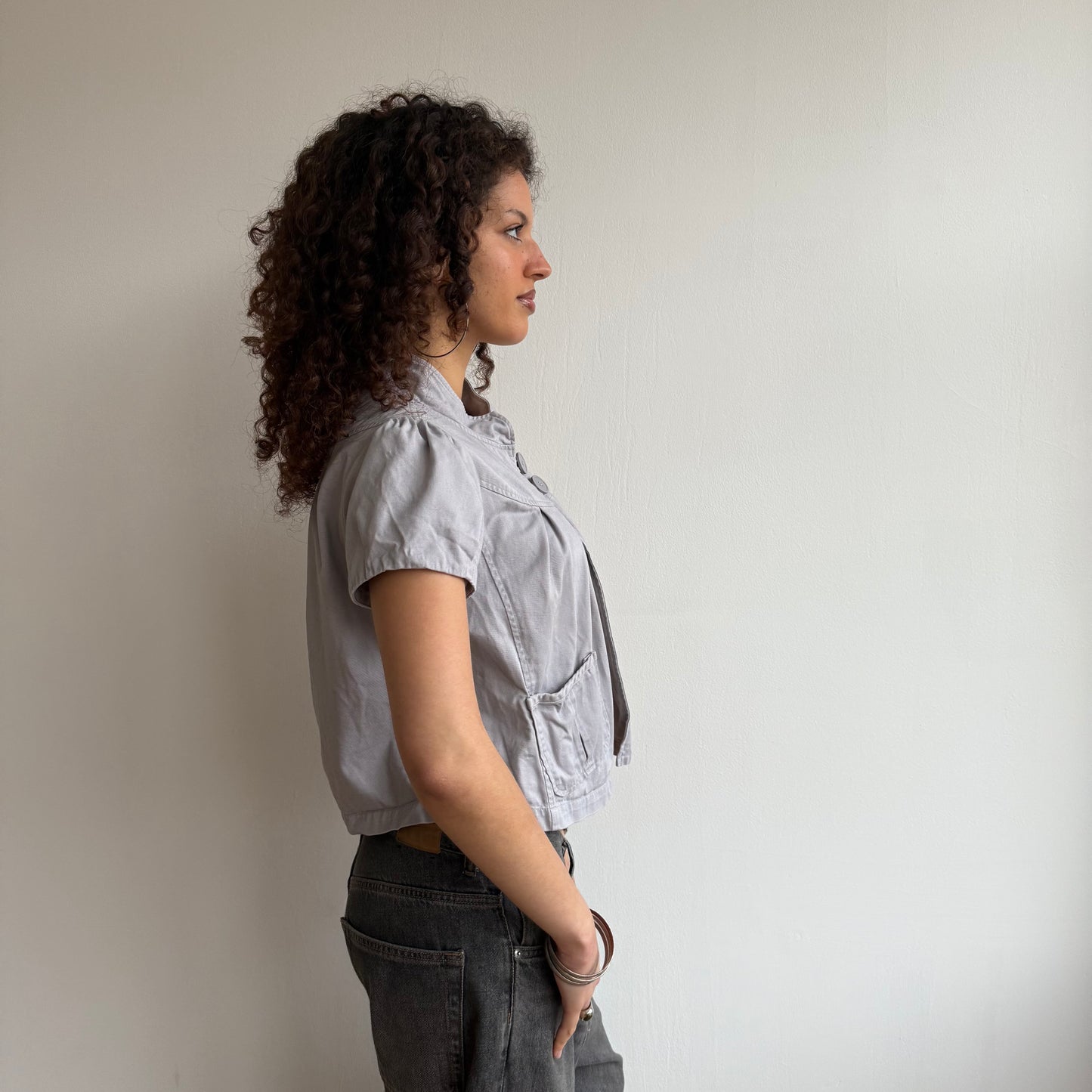 Short sleeve peacoat - Size S