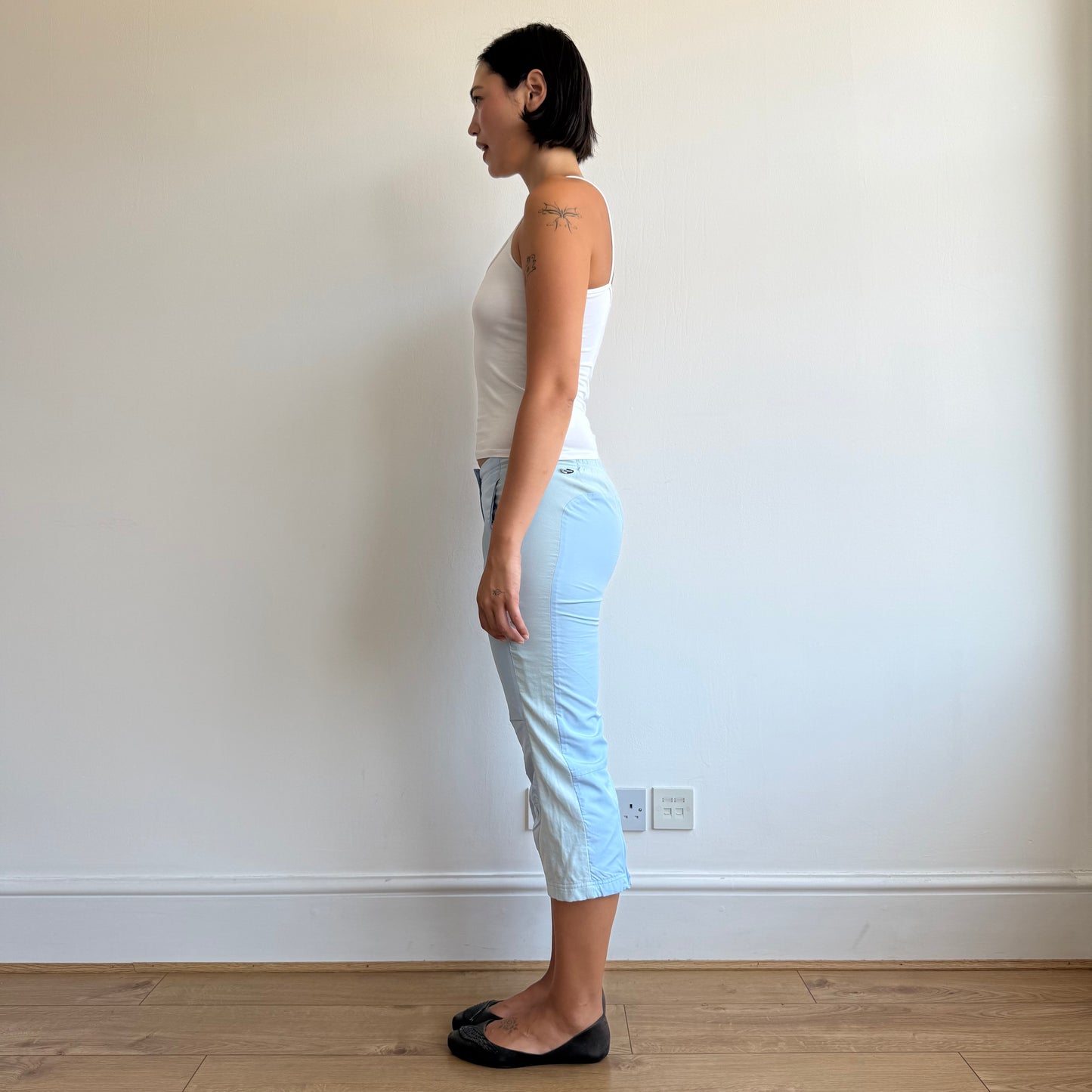 Blue Adidas capris - Size S