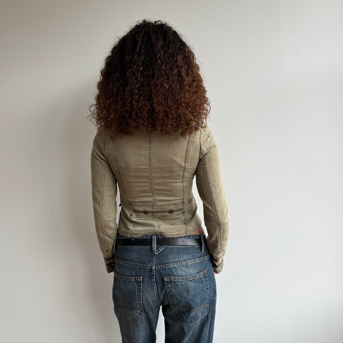 Khaki military jacket - Size XS