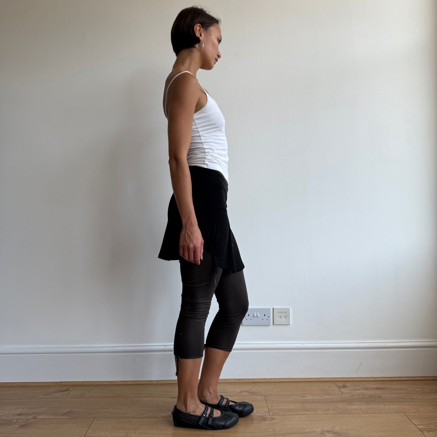 Cop Copine two piece capris + skirt - Size XS