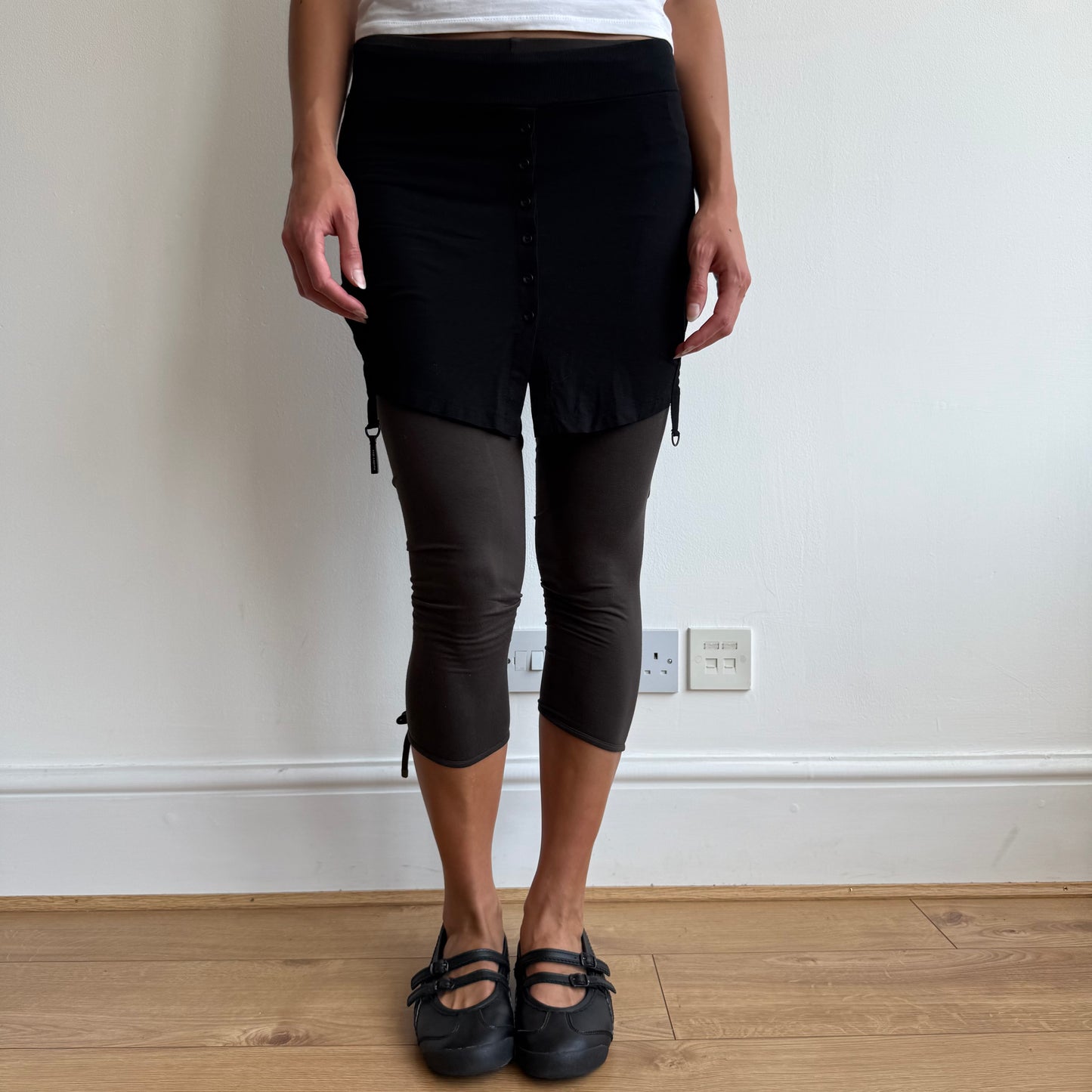 Cop Copine two piece capris + skirt - Size XS