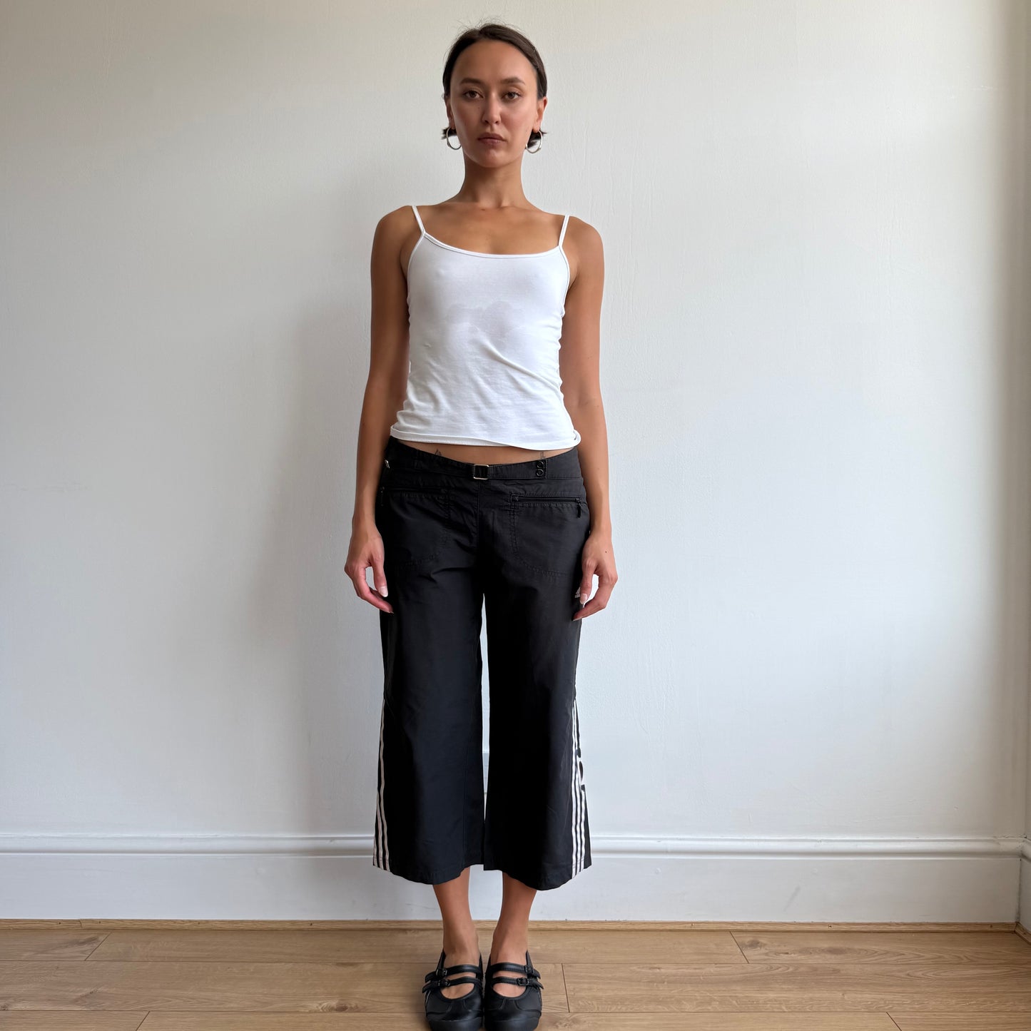 Black Adidas belt capris - Size S/M