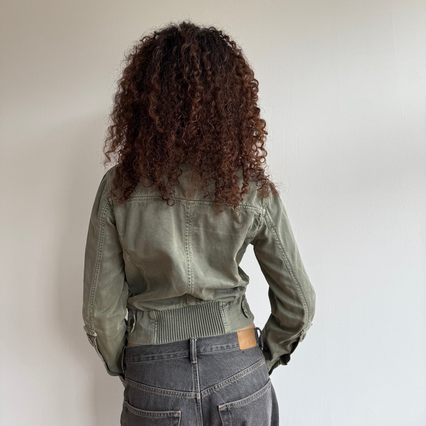 Khaki cargo jacket - Size S