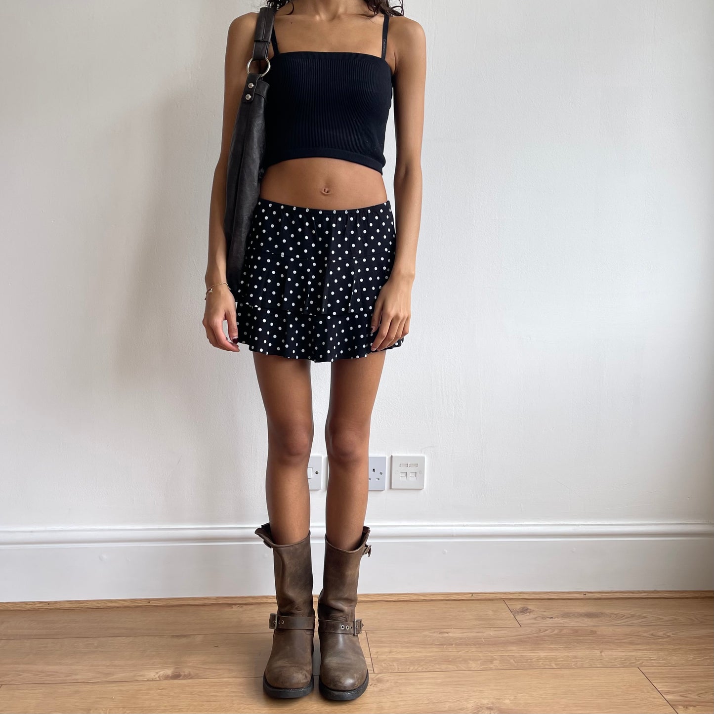 Polka dot rara mini skirt - Size XS
