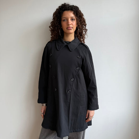 Asymmetric button trench coat - Size M