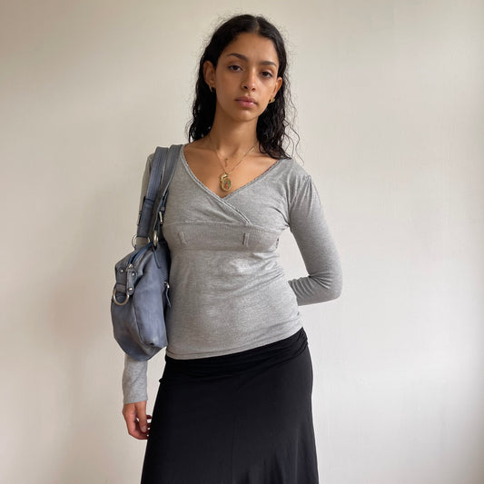 Grey long sleeve jumper - Size S