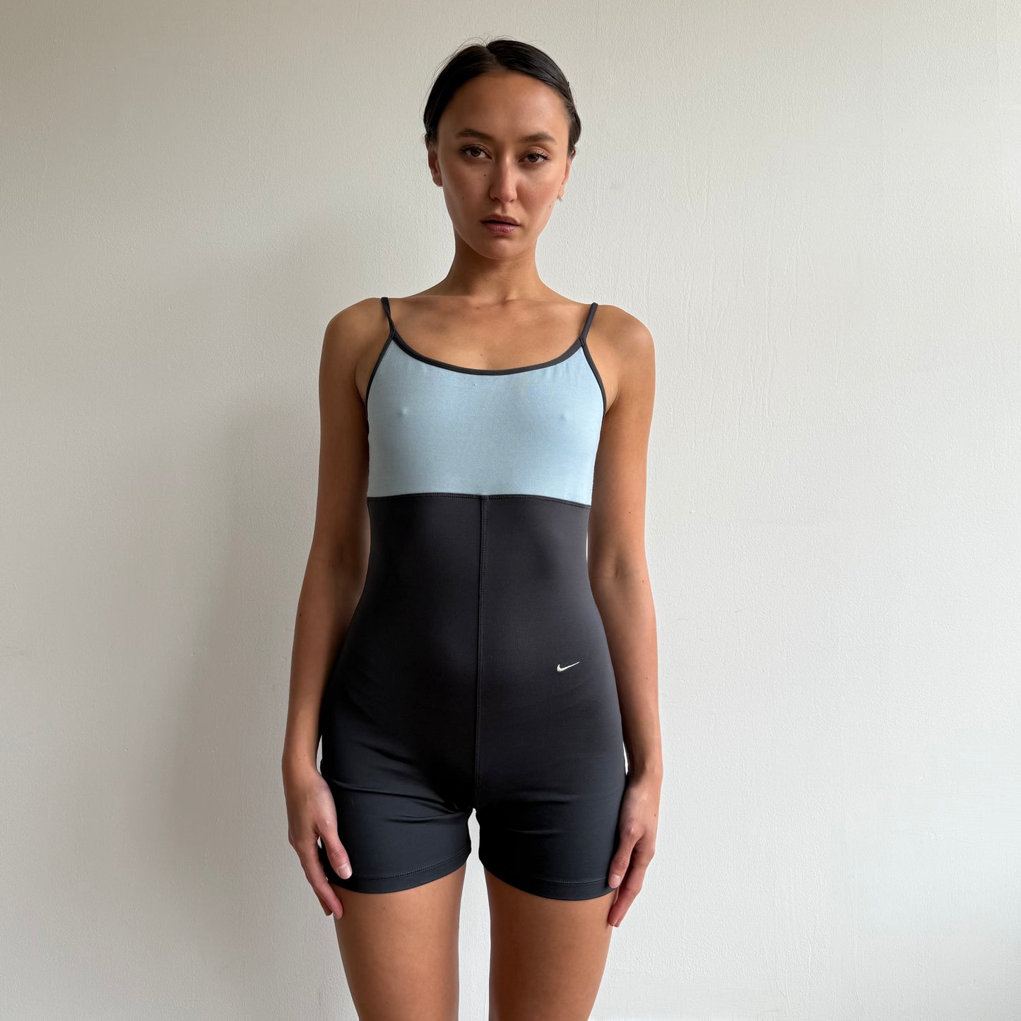 Blue + grey Nike leotard - Size S/M