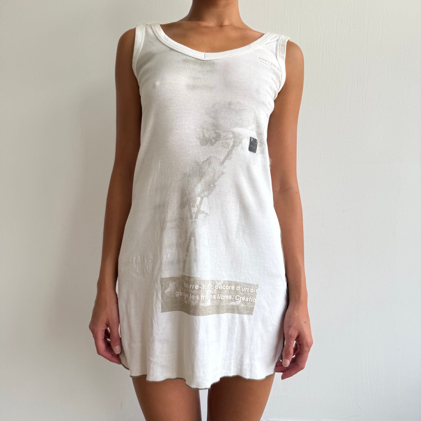 Cop Copine graphic mini dress - Size M