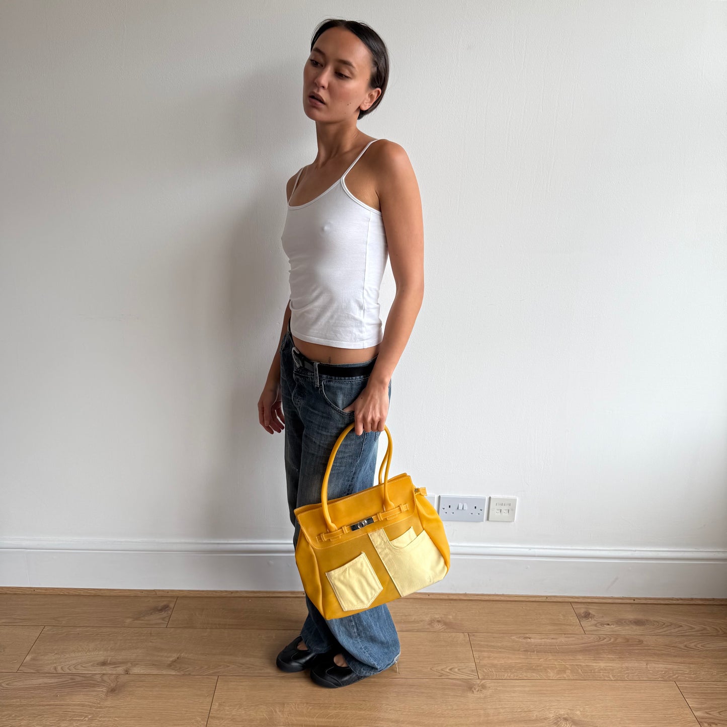 Orange jelly ‘firkin’ bag - One Size